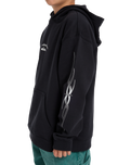 The Quiksilver Boys Boys Stretch Tribal Hoodie in Black