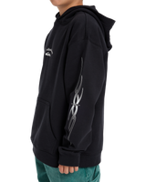 The Quiksilver Boys Boys Stretch Tribal Hoodie in Black