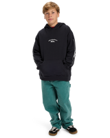 The Quiksilver Boys Boys Stretch Tribal Hoodie in Black