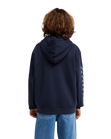 Boys Graphic Hero Zip Hoodie in Dark Navy