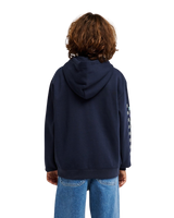 Boys Graphic Hero Zip Hoodie in Dark Navy