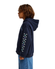 Boys Graphic Hero Zip Hoodie in Dark Navy