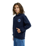 The Quiksilver Boys Boys Graphic Hoodie in Dark Navy