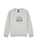 The Quiksilver Boys Boys Graphic Sweatshirt in Light Grey Heather