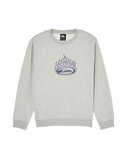 The Quiksilver Boys Boys Graphic Sweatshirt in Light Grey Heather