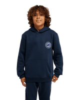 The Quiksilver Boys Boys Graphic Hoodie in Dark Navy