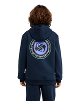 The Quiksilver Boys Boys Graphic Hoodie in Dark Navy