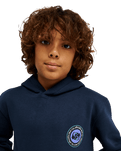 The Quiksilver Boys Boys Graphic Hoodie in Dark Navy