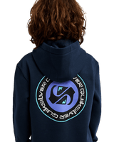 The Quiksilver Boys Boys Graphic Hoodie in Dark Navy