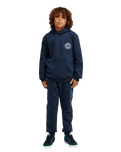 The Quiksilver Boys Boys Graphic Hoodie in Dark Navy