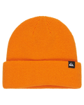 The Quiksilver Boys Boys Performer Beanie in Orange Peel