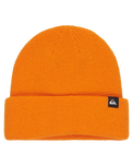 The Quiksilver Boys Boys Performer Beanie in Orange Peel