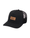 The Quiksilver Boys Boys Decades Cotton H Trucker Cap in Black