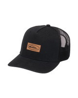The Quiksilver Boys Boys Decades Cotton H Trucker Cap in Black