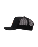 The Quiksilver Boys Boys Decades Cotton H Trucker Cap in Black