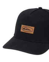 The Quiksilver Boys Boys Decades Cotton H Trucker Cap in Black
