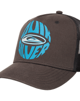 Boys Decades H Trucker Cap in Iron Gate