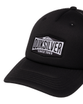 The Quiksilver Boys Boys Decades Foam Trucker Cap in Black