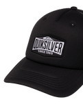 The Quiksilver Boys Boys Decades Foam Trucker Cap in Black