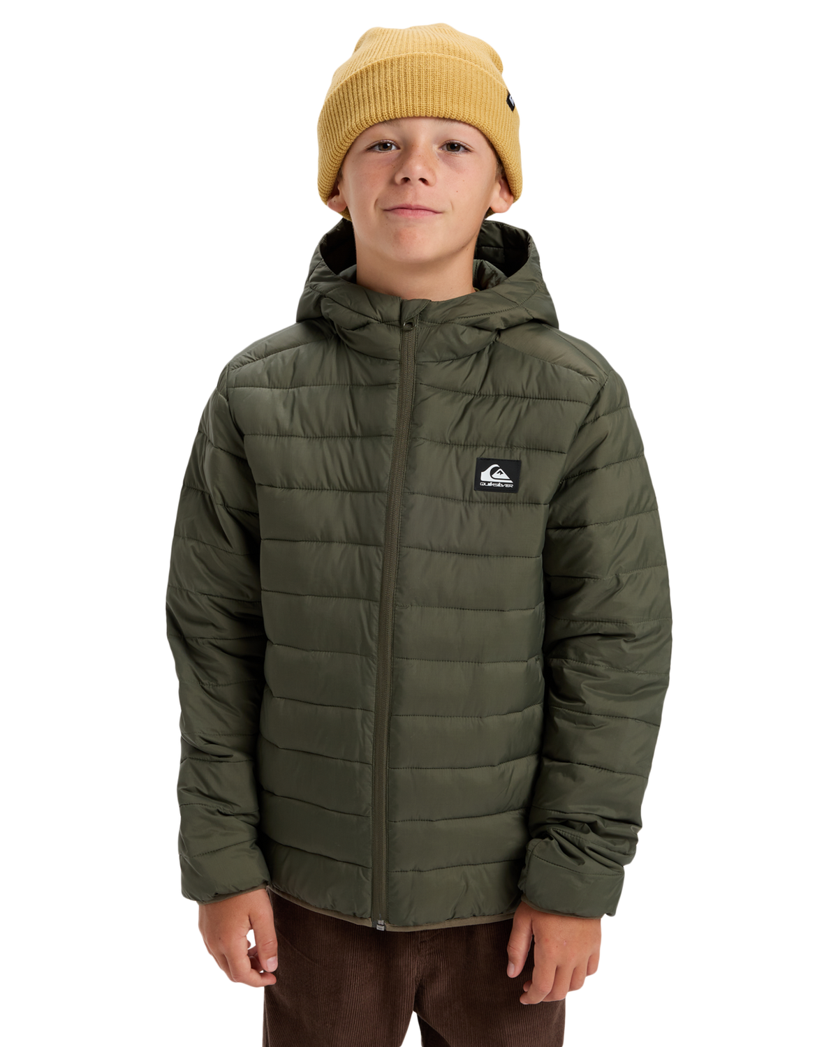 The Quiksilver Boys Boys Scaly Jacket in Grape Leaf