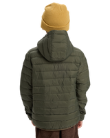 The Quiksilver Boys Boys Scaly Jacket in Grape Leaf