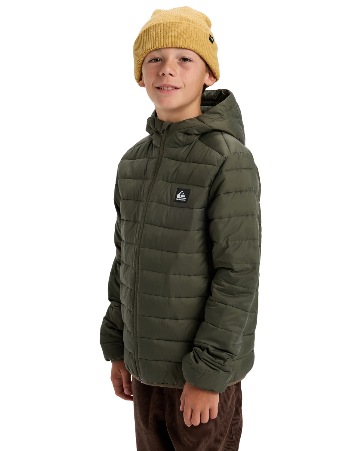 The Quiksilver Boys Boys Scaly Jacket in Grape Leaf