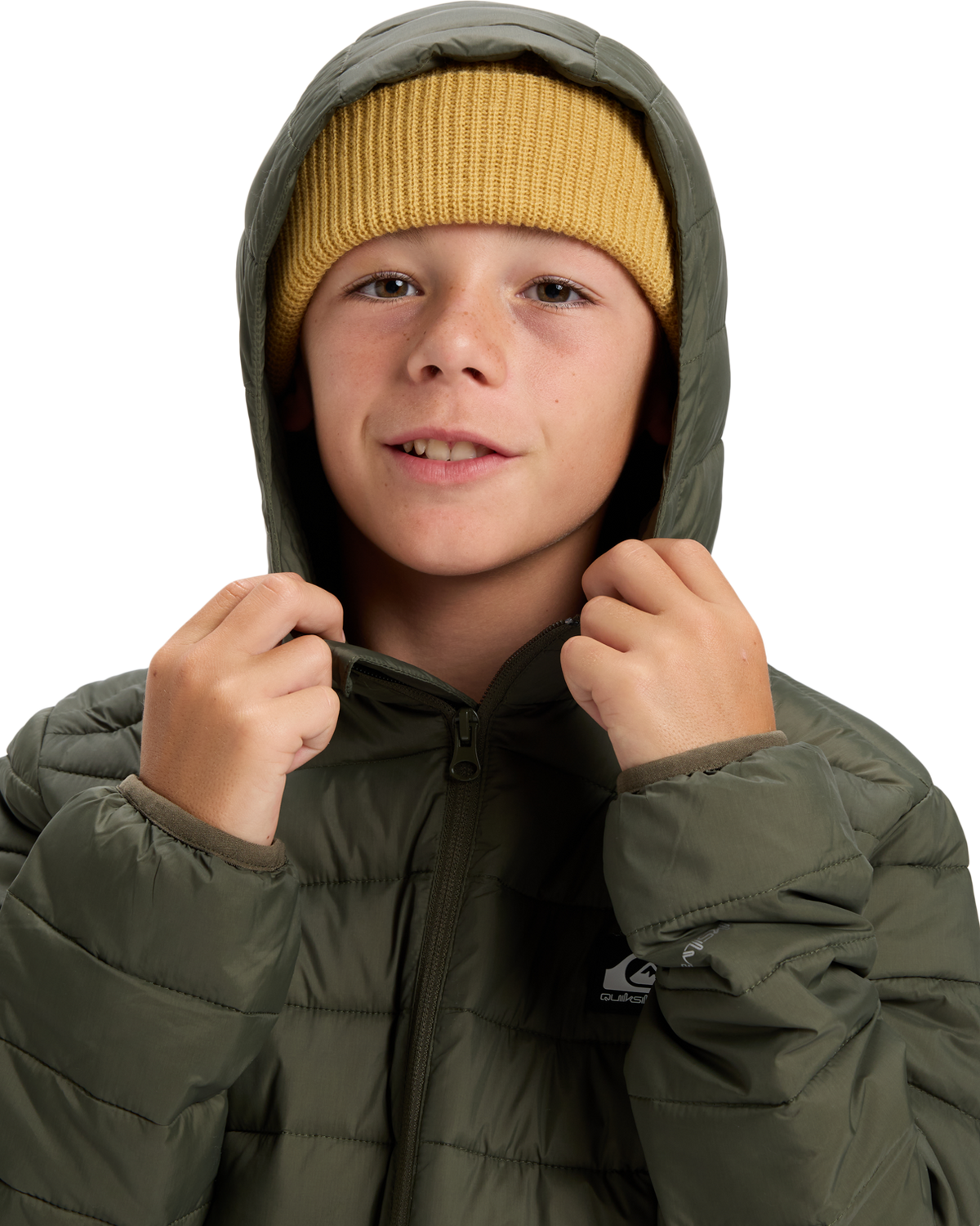 The Quiksilver Boys Boys Scaly Jacket in Grape Leaf