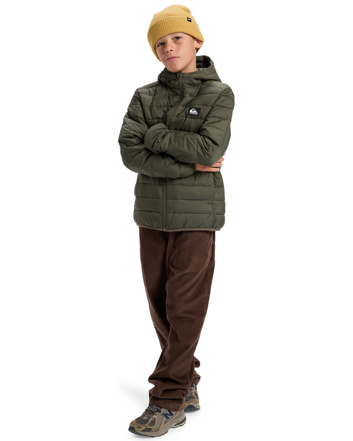 The Quiksilver Boys Boys Scaly Jacket in Grape Leaf