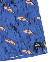 The Quiksilver Boys Boys Next Gen Volley Shorts in Estate Blue Roots