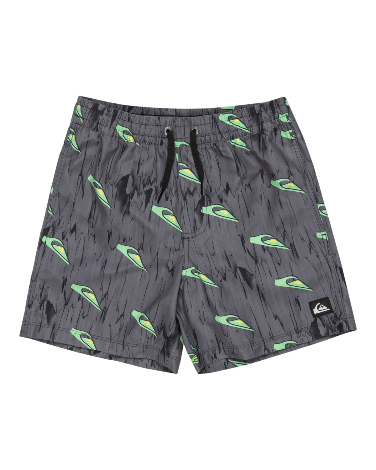 The Quiksilver Boys Boys Next Gen Volley Shorts in Black Roots