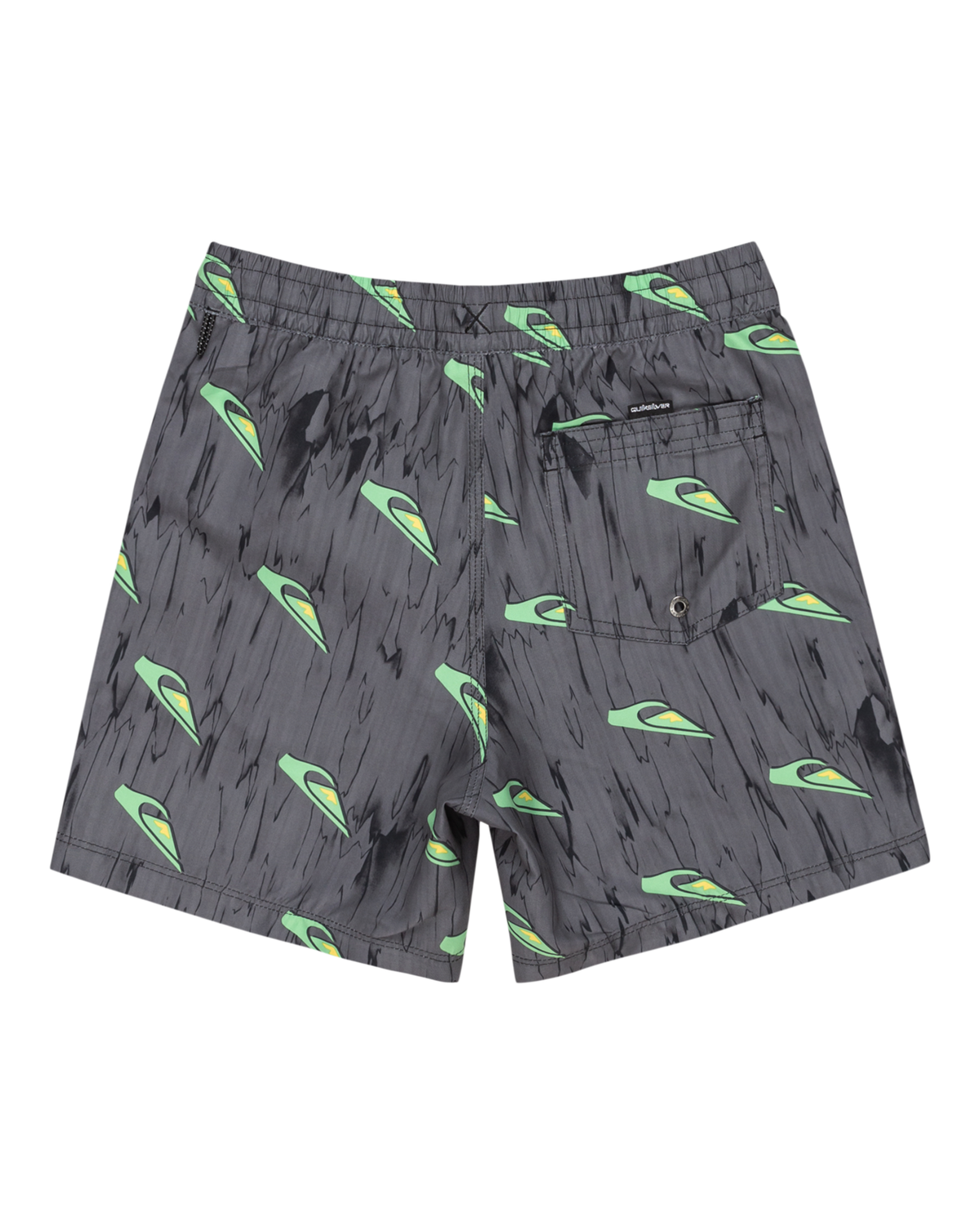 The Quiksilver Boys Boys Next Gen Volley Shorts in Black Roots