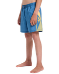 The Quiksilver Boys Boys Everyday Holmes Volley Shorts in Coronet Blue Holmes