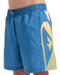 The Quiksilver Boys Boys Everyday Holmes Volley Shorts in Coronet Blue Holmes