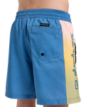 The Quiksilver Boys Boys Everyday Holmes Volley Shorts in Coronet Blue Holmes