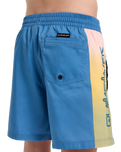 The Quiksilver Boys Boys Everyday Holmes Volley Shorts in Coronet Blue Holmes