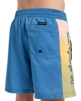 The Quiksilver Boys Boys Everyday Holmes Volley Shorts in Coronet Blue Holmes