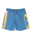 The Quiksilver Boys Boys Everyday Holmes Volley Shorts in Coronet Blue Holmes