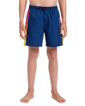 The Quiksilver Boys Boys Everyday Holmes Volley Shorts in Estate Blue Holmes