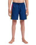 The Quiksilver Boys Boys Everyday Holmes Volley Shorts in Estate Blue Holmes