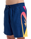 The Quiksilver Boys Boys Everyday Holmes Volley Shorts in Estate Blue Holmes