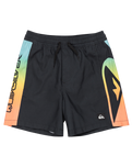 The Quiksilver Boys Boys Everyday Holmes Volley Shorts in Black Holmes