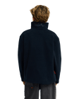 The Quiksilver Boys Boys Cruz Polar Fleece Jacket in Black