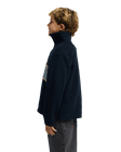 The Quiksilver Boys Boys Cruz Polar Fleece Jacket in Black