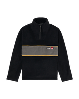 The Quiksilver Boys Boys Cruz Polar Fleece Jacket in Black