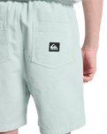 Boys Taxer Cord Walkshorts in Blue Haze