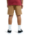 The Quiksilver Boys Boys Taxer Cord Walkshorts in Tobacco Brown