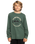 The Quiksilver Boys Boys Circle Logo Long Sleeve T-Shirt in Forest