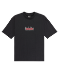 The Quiksilver Boys Boys Mercury Double Up T-Shirt in Black