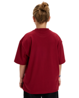 Boys Mercury Double Up T-Shirt in Biking Red