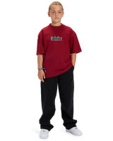 Boys Mercury Double Up T-Shirt in Biking Red